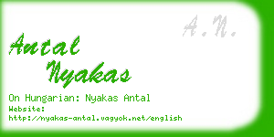 antal nyakas business card